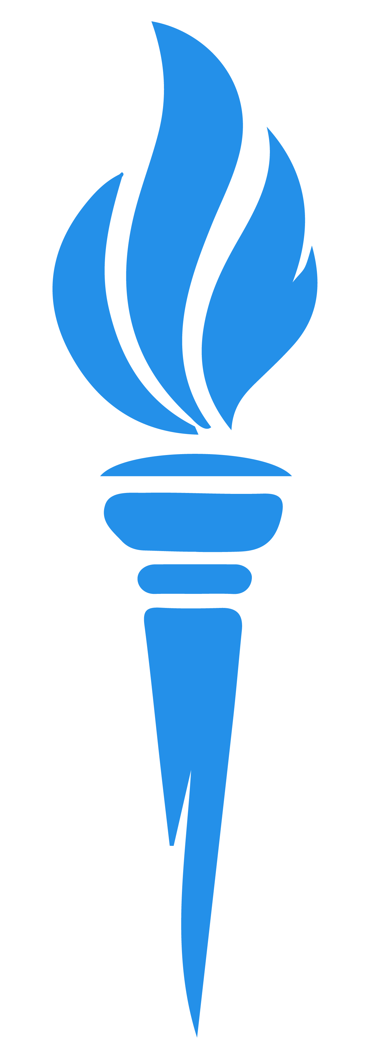 Champion Health torch — Blue