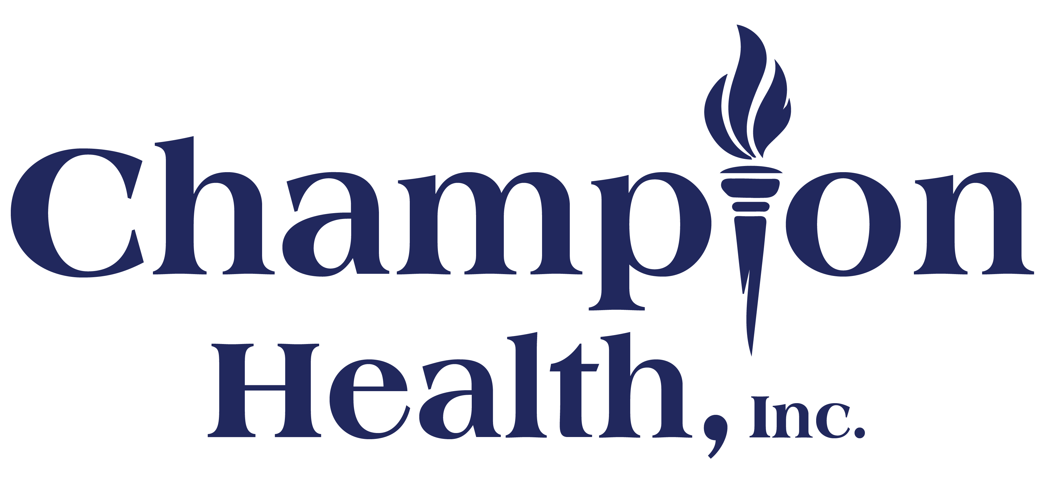 Champion Health logo — All navy